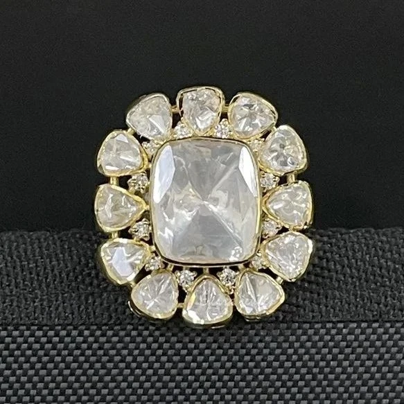 Traditional Polki Diamond Ring