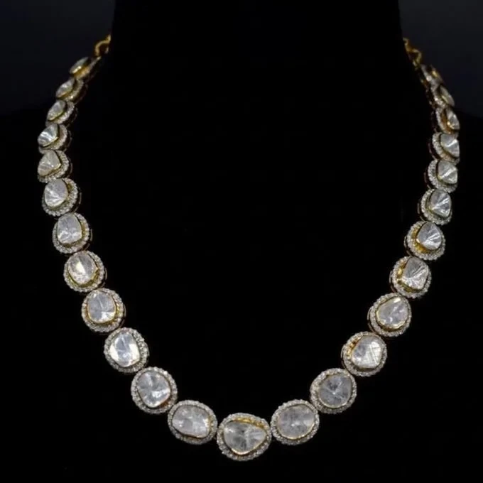 Classic Single-line Solitaire Necklace
