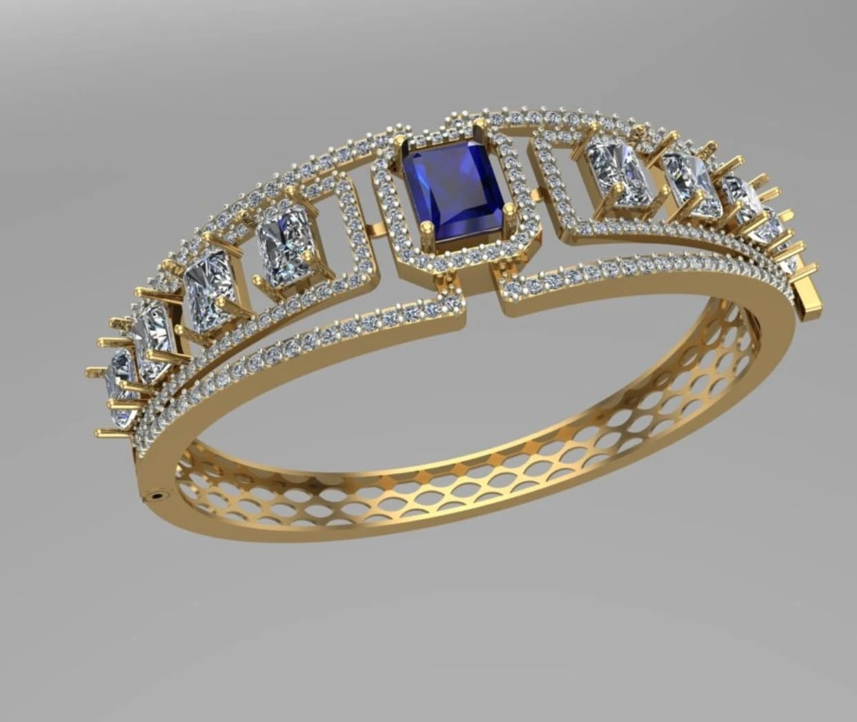 Calm Blue Sapphire Bracelet