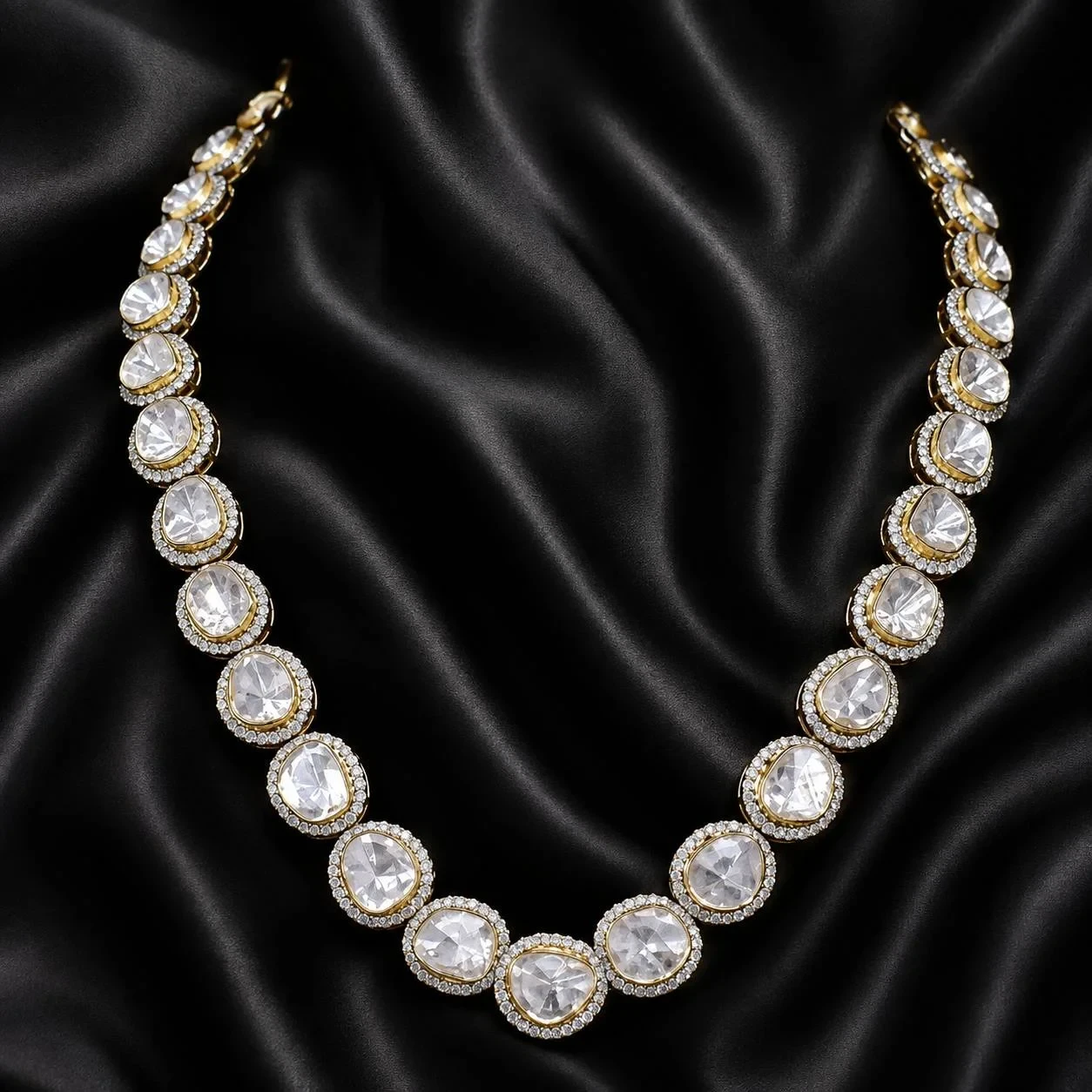 Classic Single-line Solitaire Necklace