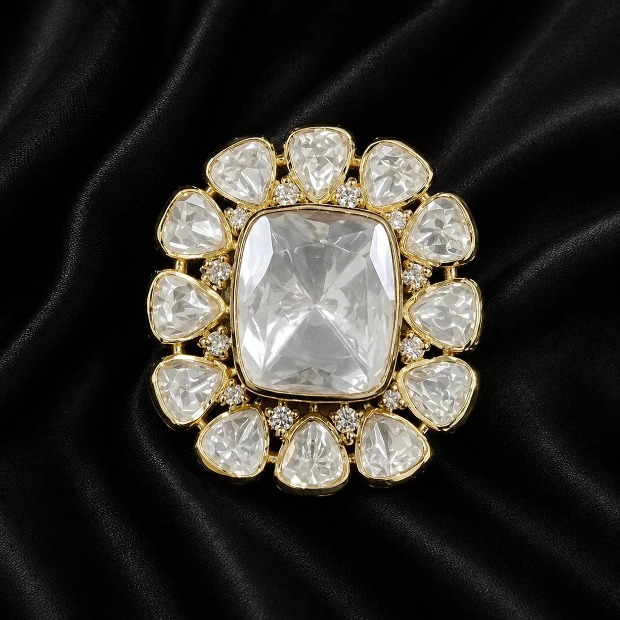 Traditional Polki Diamond Ring