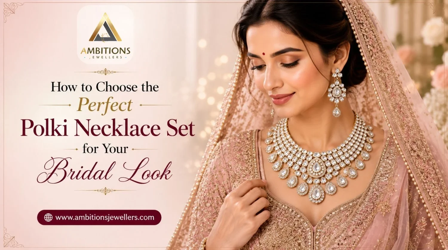 Polki Necklace Set for Your Bridal Look