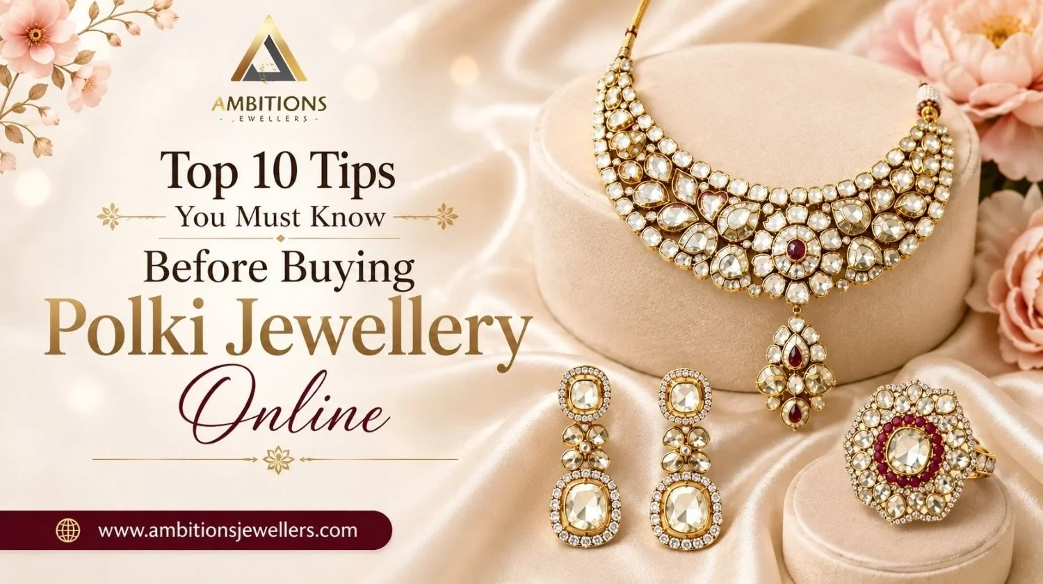 Top 10 Tips Before Buying Polki Jewellery Online